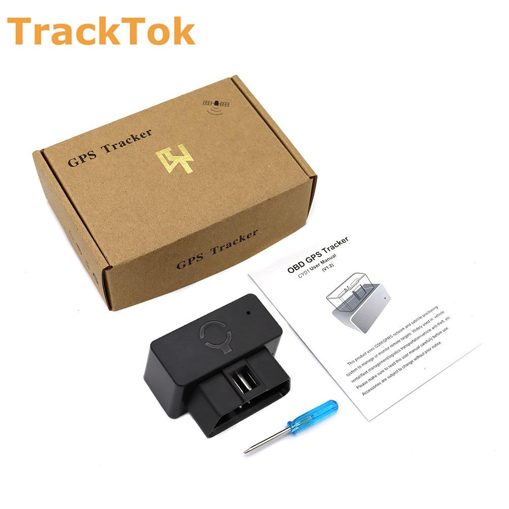Plug-and-Play OBD2 GPS Tracker for Cars - Real-Time Location Monitoring, Geofencing Alerts, & App Playback (Installation-Free)
