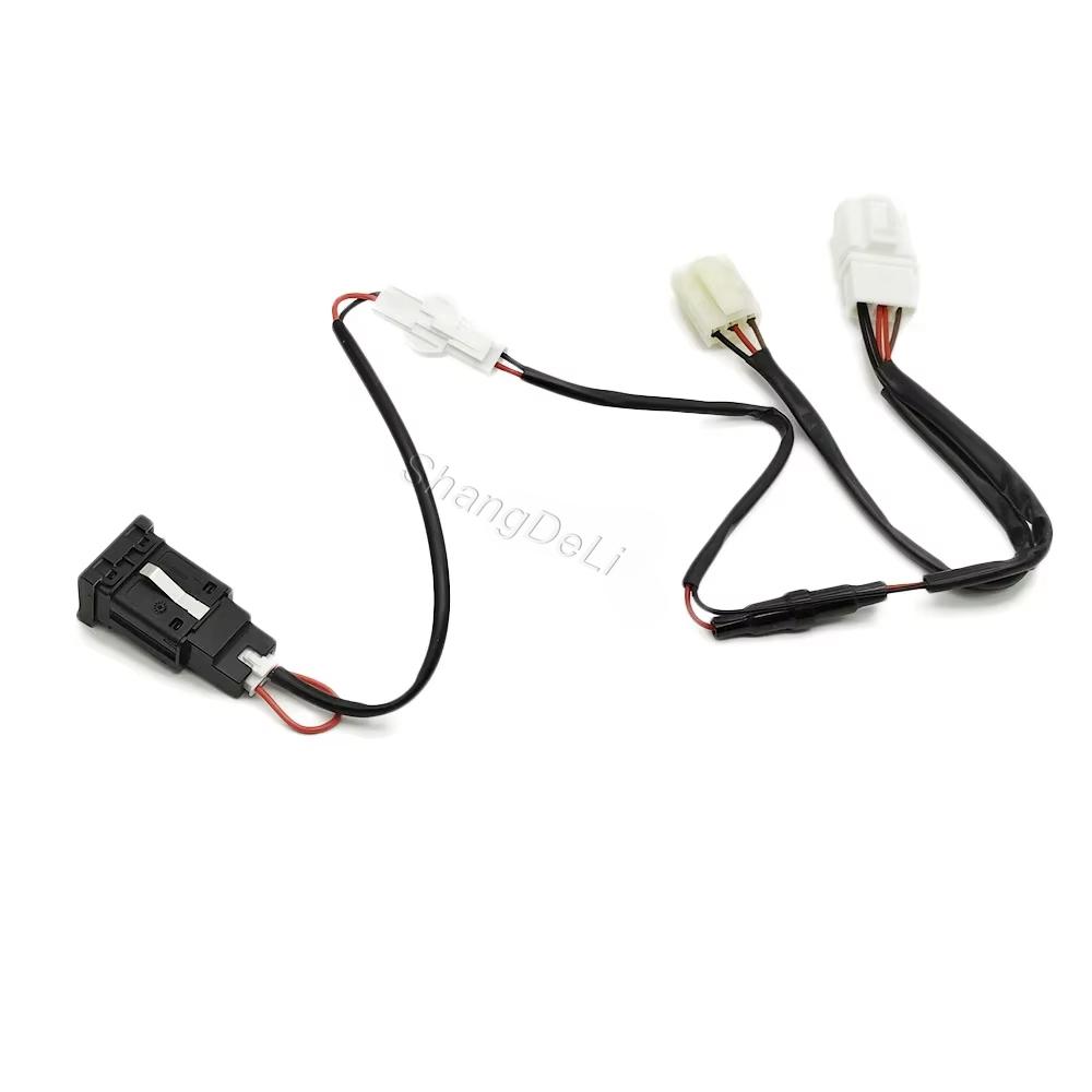 Car Fast Charge USB QC3.0 Charger Power Outlet Interface Adapter For Polo 2014 2015 2016 Accessories