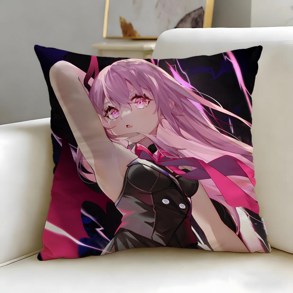 anime Engage Kiss Cushion Cover Soft EasyWash Pillow Case Versatile for Couch Bed Travel and Office