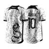 2025 New Dragon Football Shirt Children's And Youth Sports Shirt Street Fashion Men's And Women's Loose Short Sleeved T-Shirt
