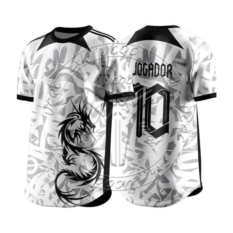 2025 New Dragon Football Shirt Children's And Youth Sports Shirt Street Fashion Men's And Women's Loose Short Sleeved T-Shirt
