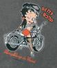 CNVS Betty Boop Bike Oversized Short Sleeve T-Shirt_Gray