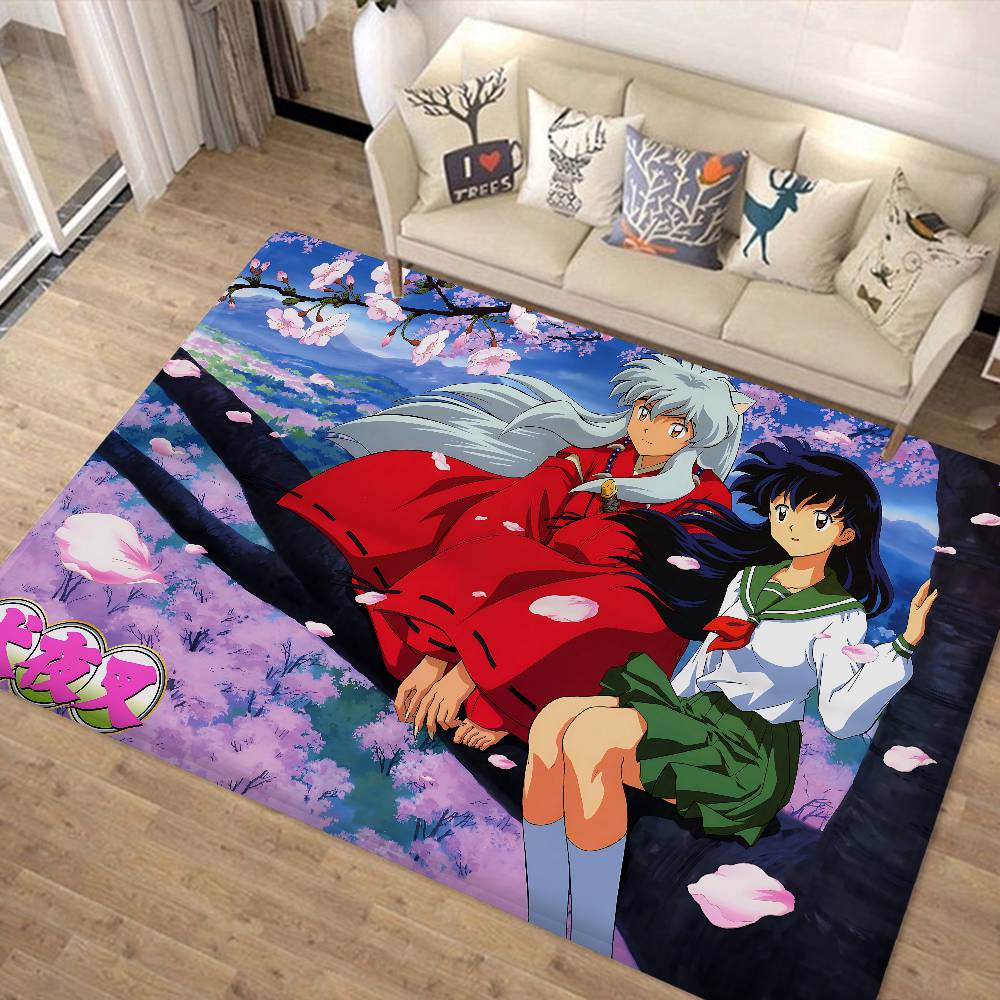 Japanese Anime Inuyasha Kitchen Mat Cheaper Anti-slip Modern Living Room Balcony Printed Modern Home Decor