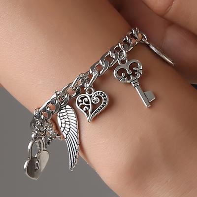 Creative Bracelet Alloy Bracelet Fashion Plating Ancient Silver Bracelet Personalized Female Jewelry ARI