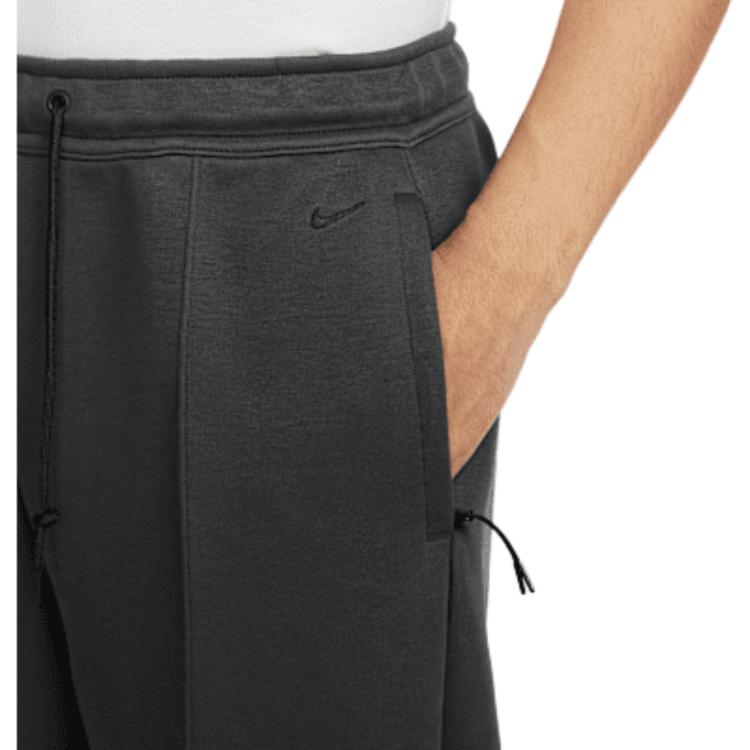 Nike Tech Fashion Comfortable Versatile Wide-Leg Knitted Sports Pants Men bottoms Coal-Black HJ0696-060