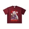 260 GSM Double Yarn 32 Count 100% Cotton Kamisama Kiss V1 Print Unisex Heavy Cotton T Shirt