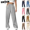 Women's Fashion Casual Solid Color Print Pants & Capris