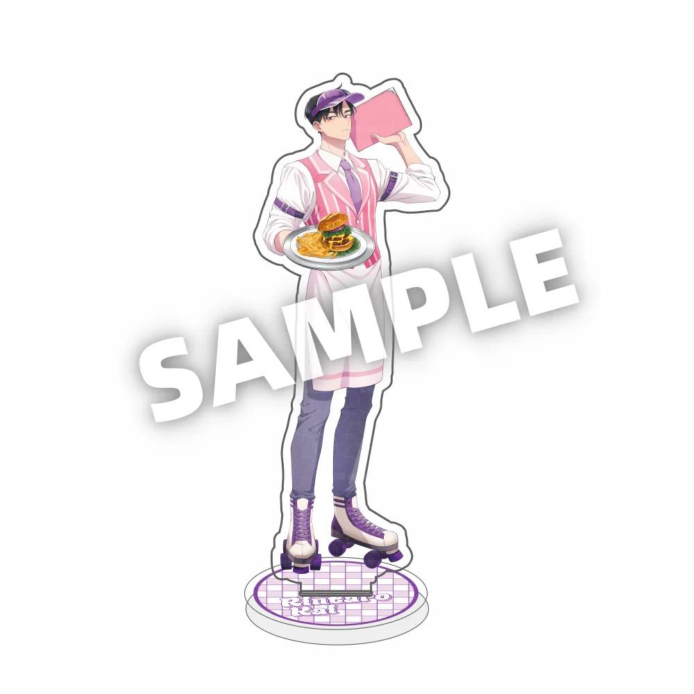 New Caffe Collection Anime Tamon's B-Side Tamon-kun Ima Dotchi!? Acrylic Stand Keychain Fukuhara Tamon Figure Desktop Gift
