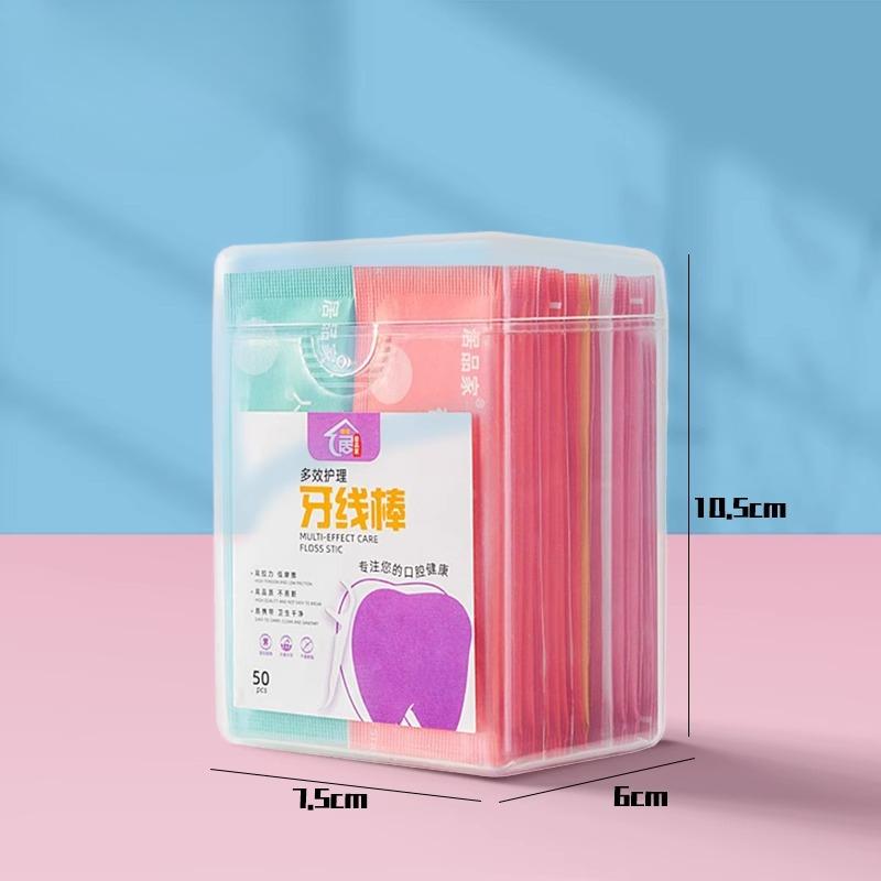 Disposable Dental Floss Individual Packaging Dental Floss Picks Dental FlossFamily-sized Dental Floss ToothpicksSafe Dental Floss