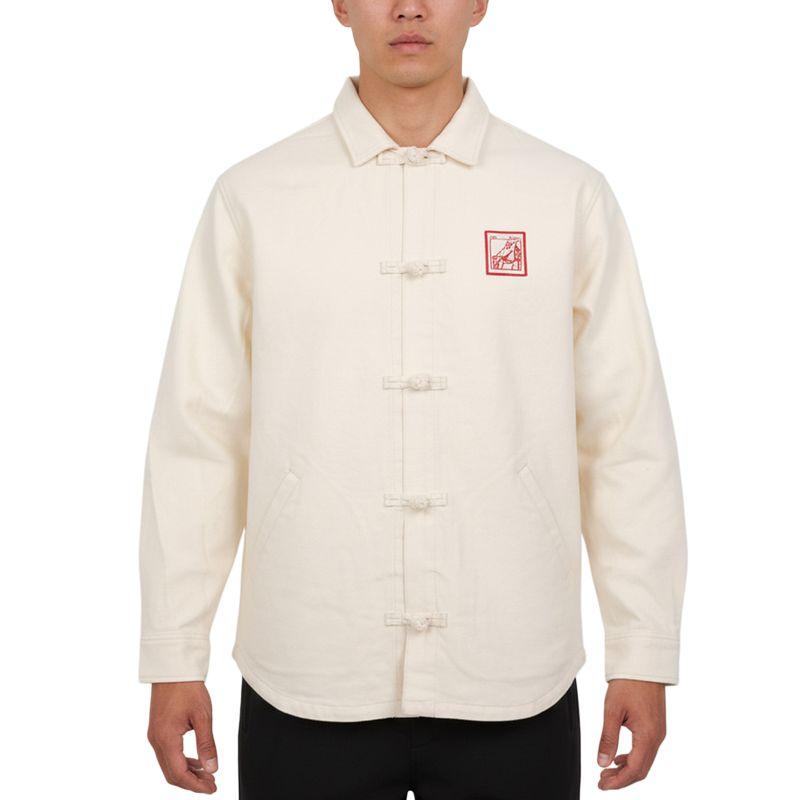 Vans BOLIN Jackets Men s Ecru Lapel Moderate Other VN000W56DJR XL