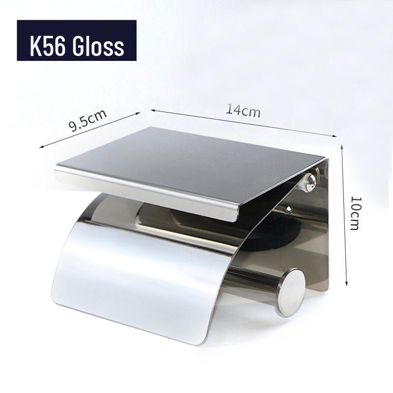 Stainless Steel 304 Punch-Free Bathroom Tissue & Phone Holder