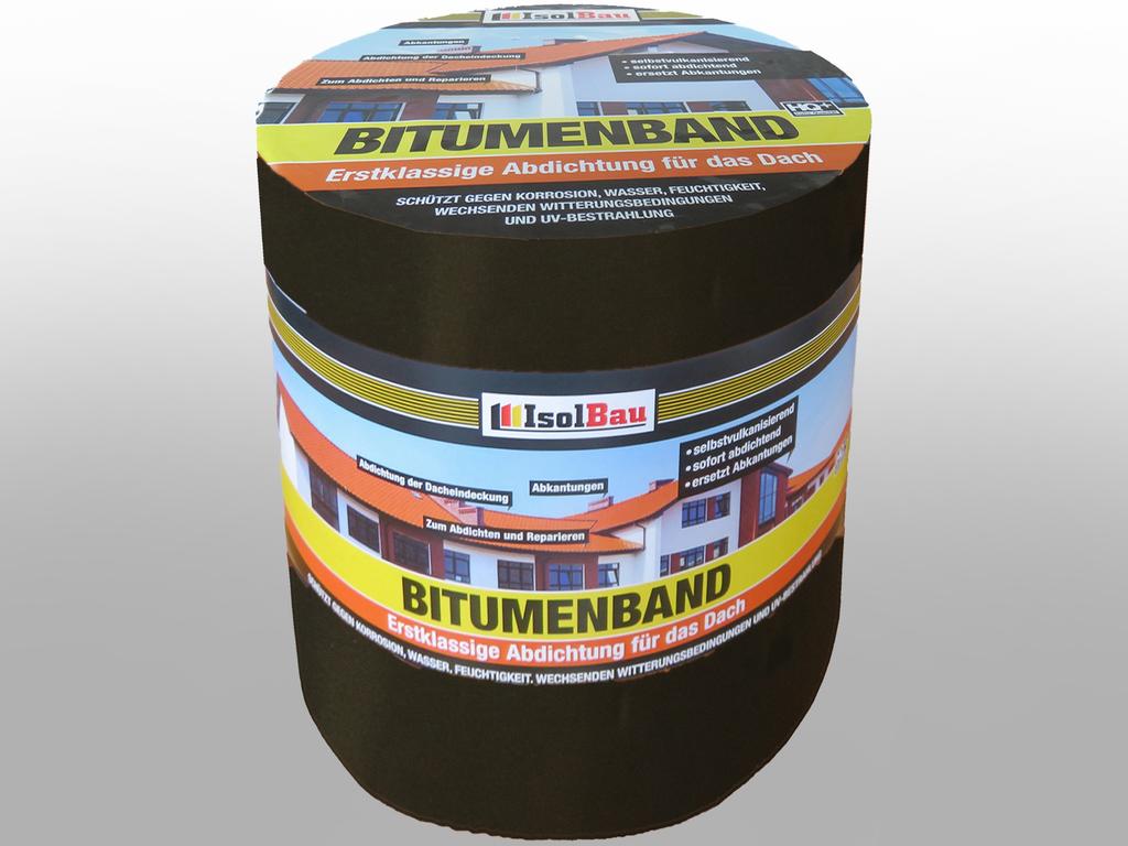 IsolBau Bituminous Roofing Tape 300mm x 10m Aluminum