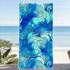 1Pc, Blue Rhapsody Beach Towel, Super Absorbent Lightweight Beach Towel - Sand-Free Quick-Dry Towel, Soft Microfiber