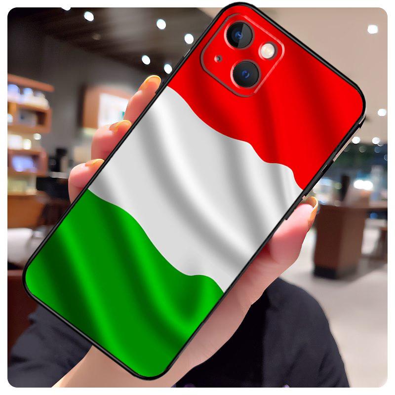 Italy Flag Case For iPhone 14 Pro Max 16 15 11 12 13 17 Pro Max mini 15 16 Plus 16e 17 Air Phone Cover