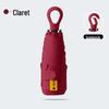 New Macaron Color Five-Fold Ultra-Light Sun Protection Compact Mini Umbrella with Buckle Handle