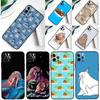 Cute Walrus Phone Case For iPhone 16 15 Pro Max 12 13 Mini 11 14 Pro Max XR 16 15 Plus 16e Cover Coque