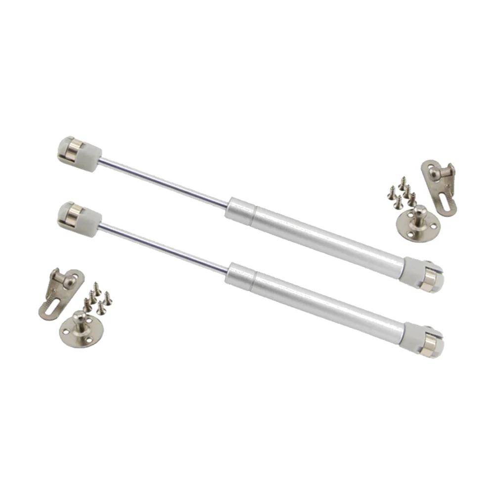 6PCS 80N/100N/120N Furniture Hinges Stay Soft Close Open 2pcs Hydraulic Furniture Door Lift Support Silent for Kitchen Cupboard