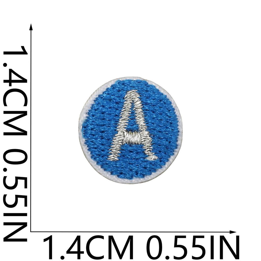 English Letter Embroidery Cloth Sticker Small Size Diy Pendant Decorative Patch Sticker Love Star Letter Embroidery Chapter Boy