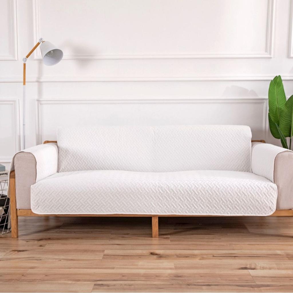 1/2/3 Seater Waterproof Sofa Cover for Pet Dog Kids Mat Furniture Protector Cushion Washable Grid Couch Slipcovers Living Room