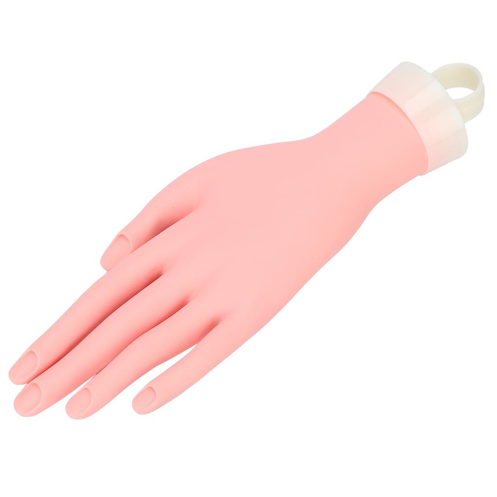 Realistic Nail Art Training Hand Bendable Mannequin Hand Flexible Fake Nail Practice Hand