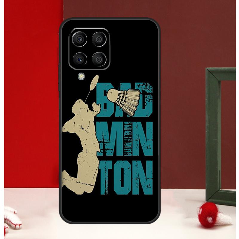 Badminton Sport Case For Samsung Galaxy M31 M11 M21 M14 M34 M54 M12 M32 M52 M15 M13 M16 M36 M56 M53 M35 M55