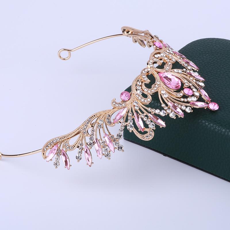 Bride Crown Headdress Birthday Wedding Hairband Jewelry Queen Wedding Alloy Hair Accessory Crown