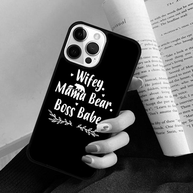 Wife Mamma Boss Phone Case Cover For iPhone 17 Air 16 15 14 Plus for Apple 16 11 12 13 Pro Max Coque