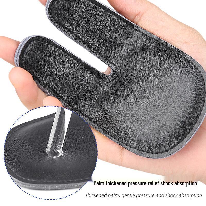 PU Leather Baseball Finger Cots with Thick Palm Protection and Shock Absorption for Outdoor Training and Competition