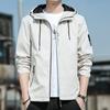Men's Hooded Jacket Spring And Autumn Casual Windproof Jacket Trendy Workwear Windproof Waterproof Top