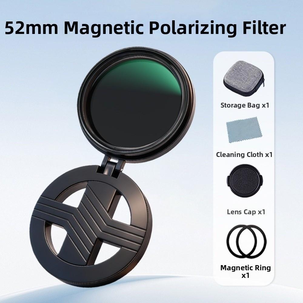 Magnetic Adjustable ND Filter 52mm 67mm Camera Lens Clip Mobile Photography Filter For Video 52mm-A