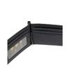 Daks Black Leather Dd Logo Classic Money Clip
