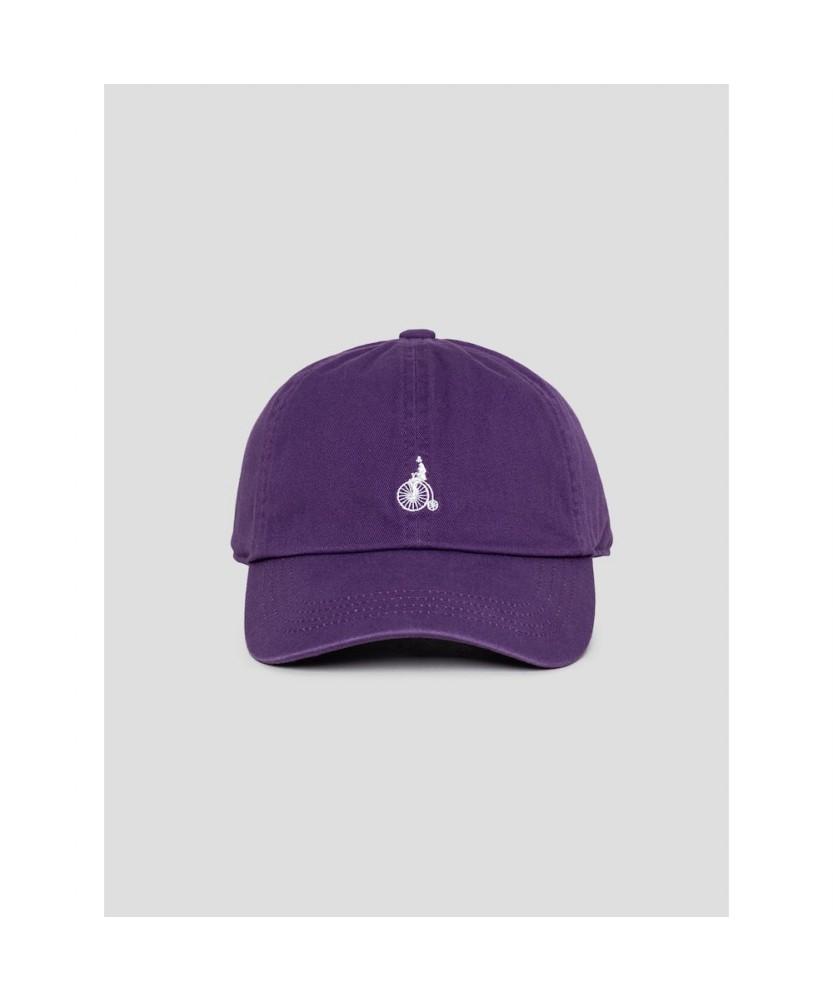 Binpolaegseseoli Cotton Twill Logo Washed Ball Cap - Purple