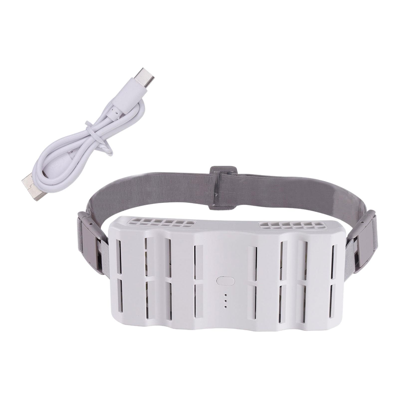 Portable Waist Fan Practical Fast Cooling Fan Compact Wearable Fan Personal Fan for Outdoor Hiking Camping Travel Accessories