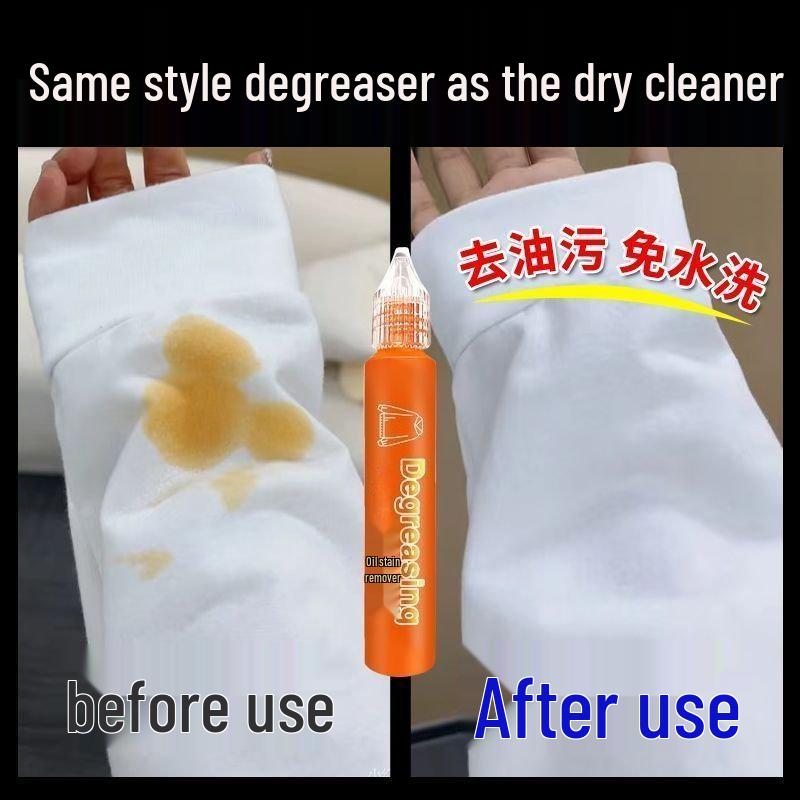 Portable Waterless Emergency Stain Remover for Clothes - Dry Cleaning Agent
