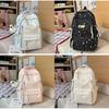 Star Pattern Girls Backpack With Material And Comfortable Straps For School