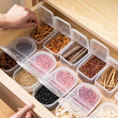 Spice Storage Box Clamshell Dry Pepper Seasoning Box Tea Storage Box Cinnamon Pepper Anise Medicine Packaging Box