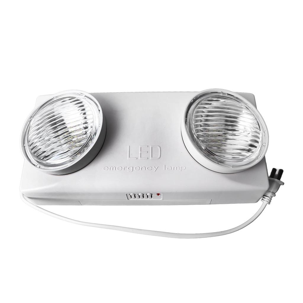 LED Emergency Light 2 Heads Commercial Emergency Lighting   for Home Exit