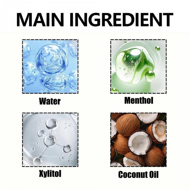 Water Ice Levin Toothpaste Coconut Oil Toothpotase, for Enamel Protection and Tooth Strengthening, Fresh Breath, Daily Use for Oral Health