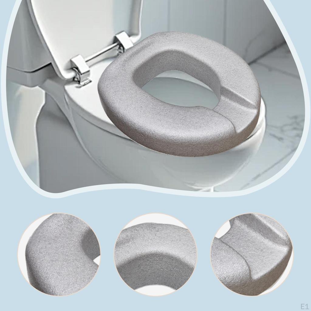 Erhöhter und erhöhter Toilettensitzerhöher Praktisch Wiederverwendbar Erhöhter Komfort Universelle Passform