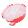 Electric Vacuum Divided Snack Serving Tray Snackle Container Platter for Vacuum Storage with 5 Removable Dishes Lid