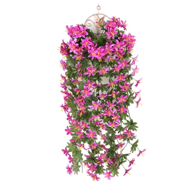 Artificial Hanging Flower 90cm for Wedding Home Wall Garden Yard Porch Patio Realistic Hanging Vine Plant Drooping Plant