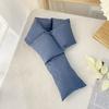 Down Scarf with Pocket Design Solid Color Waterproof Wear-Resistant Winter Versatile Scarf Daily Outdoor Wear