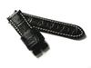 Panerai Belt Embossed Crocodile Mm D-Buckle Strap, Black, 24/22