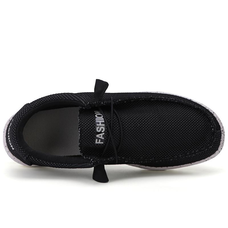 Summer and autumn new men's casual business shoes four seasons fashion shoes European and American style platform canvas men's shoes