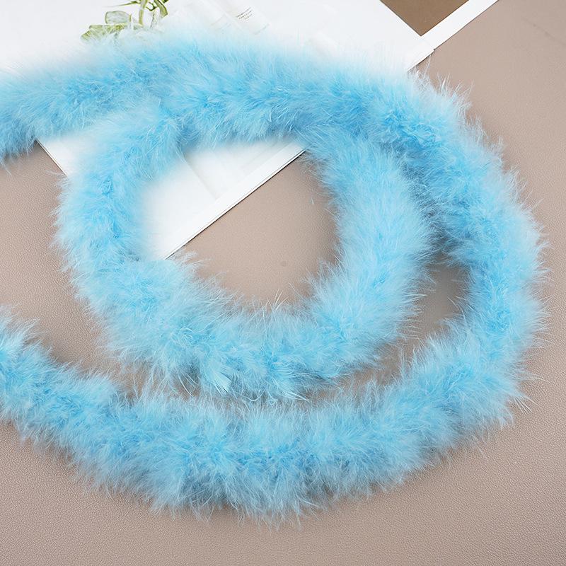 Colorful Turkey Feather Strips for DIY Crafts and Christmas Decorations