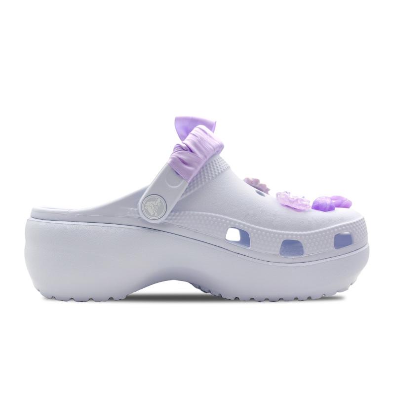 Crocs Classic Platform Clog Crocs Wisteria Ribbon Gift Box Tanabata Limited Clogs Women's Purple