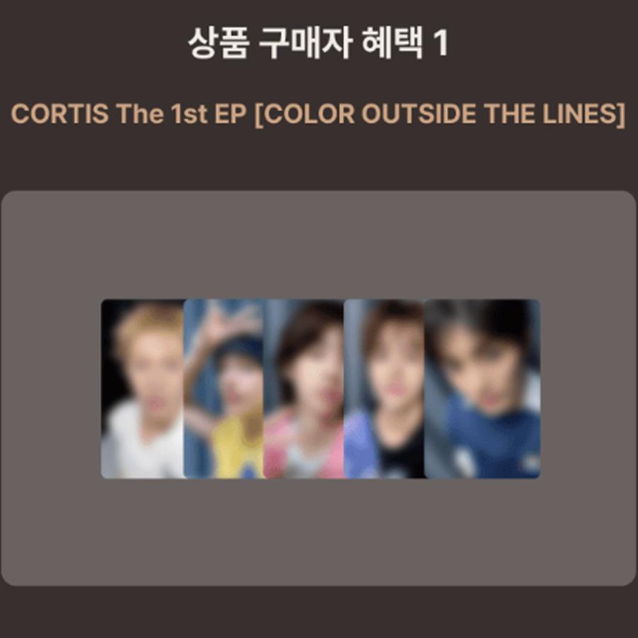 

[Предзаказ] Big Hit Новая группа CORTIS 1-й Мини-альбом [COLOR OUTSIDE THE LINES] Версия с фотобуком. (Онлайн-преимущество)