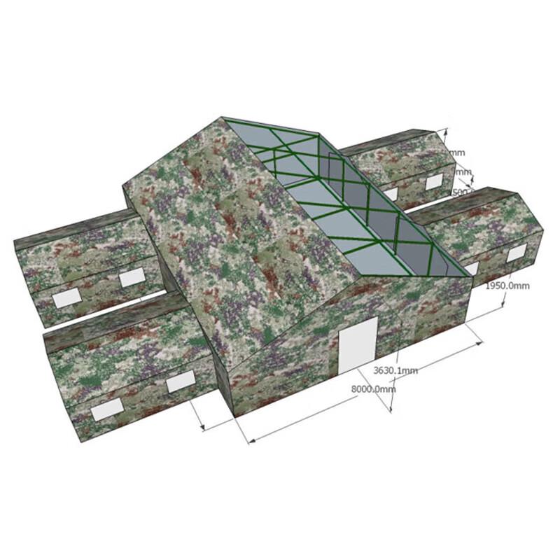 Shun an Liandun Outdoor Field Command Tent 80 sq m (10m x 8m)