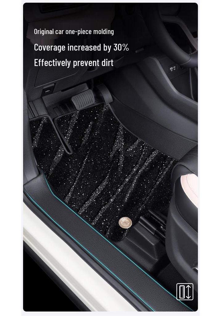 2025 BYD Seagull Dolphin TPE Full Coverage Smart Driving Floor Mats