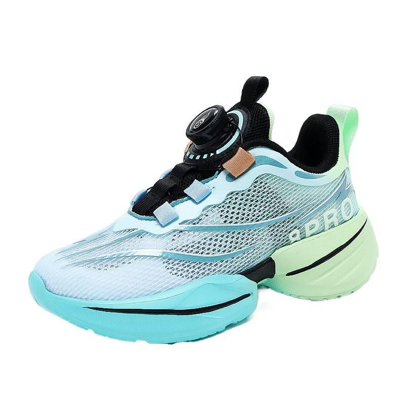 Boys shoes single net 2025 new summer breathable children's running sports basketball shoes shock absorption training mesh shoes